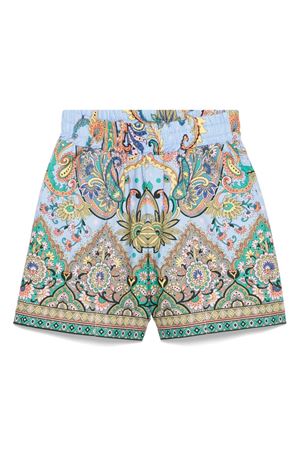 multicolor cotton shorts ETRO KIDS | GW6Q79P0523685MC